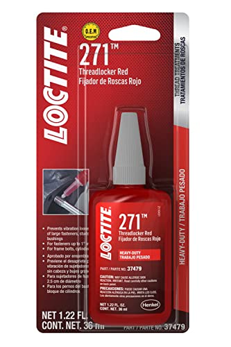 Loctite 37479 271 Red Heavy Duty Threadlocker Bottle - 36 ml