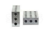 Shars 2-4-6 Blocks Precision Matched .0002" Pair Blocks w/23 Hole Set 303-5600 S]