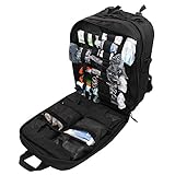 Luminary Stomp Medical Backpack Fully Stocked First Aid Trauma Kit Special Operations Pack Medical Bug Out Bag for EMS/EMT First Responders Preppers (Tactical Black)