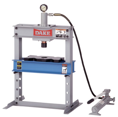 Dake B-10 Model Manual Utility Hydraulic Bench Press, 10 Ton Capacity, 23" Length x 18" Width x 36" Height