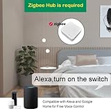 Zigbee Smart Switch no Neutral Required | 4 Pack Smart Light Switch Compatible with Alexa and Work with Google Home, Smart Home Devices