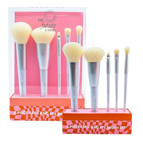 SEPHORA COLLECTION 5-Piece Face & Eye Brush Set