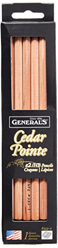General's Cedar Pointe Extra Soft #1 Pencils 12/Pkg