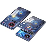 QUIETIP Case Compatible with Nubia Z70 Ultra & Z70S Ultra with Screen Protector,Metal Frame + PC Frosted Surface Back Cover with Shockproof Camera Protection,Blue