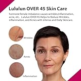 Lululun 32EA Facial Sheet Mask, Hydrating & Moisturizing Anti-aging Face Mask Sheet for Women & Men, Japanese Organic & Natural Daily Skincare, Camellia Pink Over 45