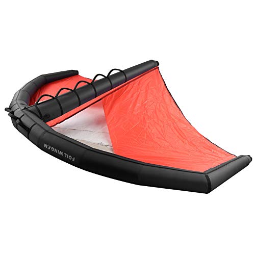 Inflatable Surfing Wing, Lightweight Handheld Inflatable Surf Wing Inflatable Wing Wind Surfing Kite Water Sports Equipment Kite Surfing Gear(L)