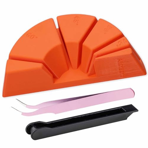 Stained Glass Multi-Angle Soldering Jig and Stained Glass Hand Foiler, Tweezer, Stained GlassSolder Jig Fixture, 15° to 150°