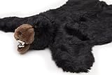 Carstens Plush Black Bear Kids Animal Rug Large