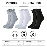 120 Pairs Mens Quarter Ankle Socks Athletic Moisture Socks Casual Sports Socks Bulk Pack for Homeless Unisex Men Women