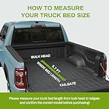 AUTOSAVER88 Soft Quad-fold Truck Bed Tonneau Cover Compatible with 2009-2025 Dodge Ram 1500 (Classic & New) 5.7ft Bed Without Rambox