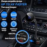 DACK Mag-Safe 15W Car Cigarette Lighter Wireless Charger, Magnetic Auto-Alignment Air Vent Mount Holder with Dual Port PD&QC3.0 Fast Charging for iPhone 13/13 Pro/ 13 Pro Max/12 Series