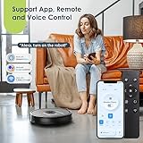 XIEBro Robot Vacuum and Mop Combo, 3 in 1 Mopping Robotic Vacuum with Schedule, App/Bluetooth/Alexa, 1600Pa Max Suction, Self-Charging, Slim, Ideal for Hard Floor, Pet Hair, Carpet