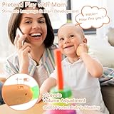 Richgv 1 Year Old Girl Birthday Gift, Baby Cell Phone Toy Sensory Learning Toys with 12 Functions, Baby Girl Toys 6 to 12 Months Multi Sound Effects with Light Teething Toys for Babies Infants