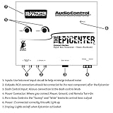 Digital Bass Restoration Kit - Epicenter Processor with 3ft. & 17ft. Oxygen Free RCA Cables - Boosted Bass Performance, Remote Bass Control