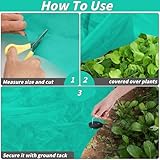 Green Plant Covers Freeze Protection- 2.1 oz/yd² 10Ft x 50Ft Frost Cloth Blanket Floating Row Cover for Winter Snowstorm, Frost Blankets Outdoor Vegetable Protect from Birds, Pests Shade Cloth