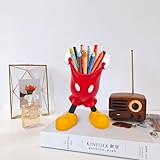 LA KEN DU Cute Pen Pencil Holder for Desk, Kids Small Desk Desktop Marker Pen Pencil Organizer and Storage for Desk-Pen Pencil Cup