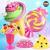 Gift Butter Slime Kit for Girls 10-12, FunKidz Ice Cream Soft Slime Making Kit Ages 8-12 Kids Slime Toys Ideal Birthday Party Present