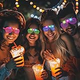 80 Pack LED Glow Glasses,Light Up Glasses,Glow in The Dark Glasses,Glow Party Supplies,Rave neon Flashing Party For Birthday Mardi Gras New Year's Eve Party Decoration,Suitable For Kids/Adults