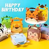 DMIGHT Jungle Safari Party Favors Set Wild Animals Set for Kids Birthday Gifts, Wild Theme Party favors for Kids Birthday Party Baby Shower Goodie Bag Fillers Jungle Safari Party Supplies (Animal)