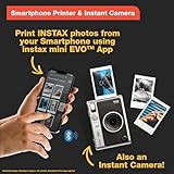 Fujifilm Instax Mini EVO Instant Camera - Brown