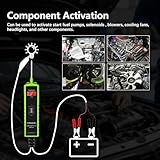 12 Volt Test Light Automotive, Circuit Tester, Power Circuit Probe Tester, 6V - 24V Car Fuse Tester, Voltage Tester 0.3v-70v, AC DC Outlet Tester, Automotive Short Circuit Finder, P60