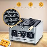 CPVKRY Commercial Electric Bubble Skewer Waffle Ball Machine/Waffle Ball Stick Maker Snack Equipment Ball Stick Maker for Restaurant Dessert Snack Bar Family