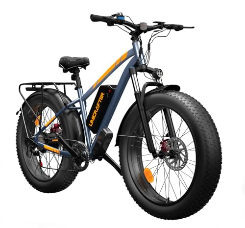 Electric Bike for AdultsW E Bikes - Fat Tire Electric Bicycle Up to 30MPH 60+ Miles with 48V 20AH Removable Battery - 26" Electric Mountain Bike Features 7-Speed, Hydraulic Disc Brake
