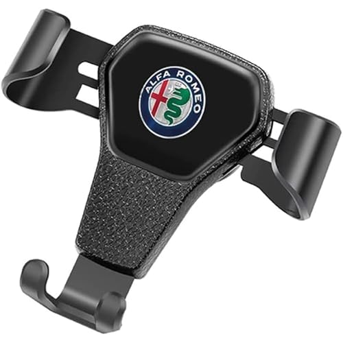 KLANQSD Car Air Vent Phone Holder for Alfa Romeo Mito Giulietta 156 159 Giulia 8C GT 147 - Portable Auto Cell Phone Mount - Automobile Vent Phone Cradle Accessories