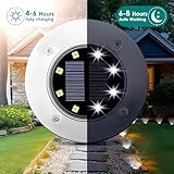 SOLPEX Solar Lights Outdoor Waterproof, 20 Pack Solar Ground Lights, Solar Garden Lights Landscape Lighting for Pathway Driveway Patio Backyard Walkway (Cool White)