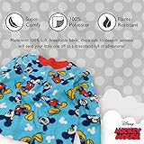 Disney Boys' Baby Piece Loose-fit Pajama Set, Soft & Cute for Kids, Mickey and Pluto 2, 18 Months