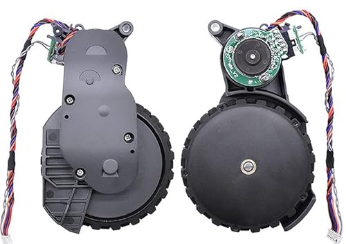 OYSTERBOY Replacement Vacuum Wheels Motor Module Compatible for Roborock S7 S5 MAX S50 MAX S55 MAX Robot Vacuum Cleaner Spare Part (Left + Right)