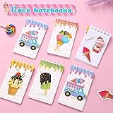 KELENO 134 Ice Cream Party Favors Two Sweet Birthday Party Supplies Notebook Pen Box Ring Sticker Toy Gift Goodie Bag Stuffer Kid Girl Candyland Decorations Donut Ice Cream Party Supplies