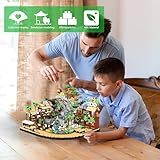 Komvoor Zoo Architecture Micro Building Blocks Sets - 4800PCS, Animals Park Mini Bricks Modle Kit Toy Present for Adults and Kids Ages of 14+