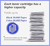 YOUTOP 4PK TN-324 TN324 Toner Cartridge Compatible for Konica Minolta bizhub C258 C308 C368 (A8DA130 A8DA430 A8DA330 A8DA230)