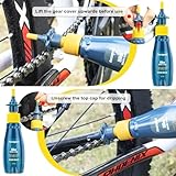 focopot Bike Cleaning Kit Including Bicycle Chain Cleaner Degreaser,Cycling Chain Lube,Bike Cleaner Brush Tool,Chain Scrubber,Suitable for Mountain/MTB,Ebike/E-Bike,Road Bike and Trail Bikes