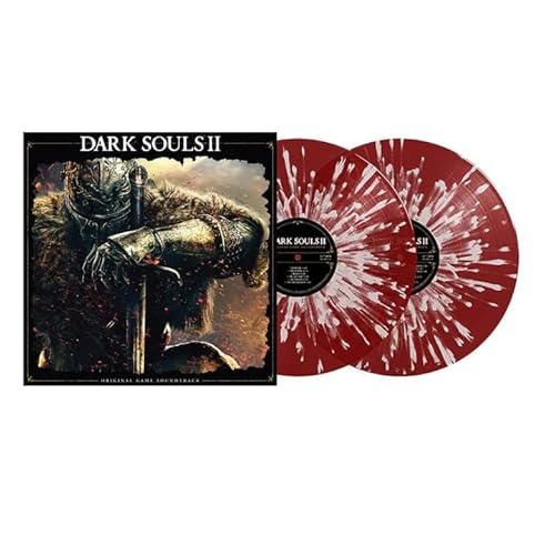 Dark Souls II - Exclusive Limited Edition Ethereal Mist Variant White w/Red Splatter Colored Vinyl 2LP