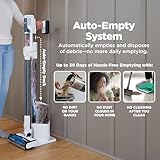 Shark Clean & Empty Cordless Stick Vacuum – Lightweight Cordless Vacuum with Auto-Empty System, HEPA Filter, Portable, Rechargeable, Exclusive Motorized Hand Tool for Pet Hair, BU3523