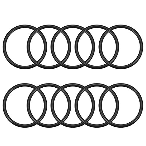 uxcell Nitrile Rubber O-Rings 47mm OD 40mm ID 3.5mm Width, Metric Nitrile Rubber Sealing Gasket, Pack of 10