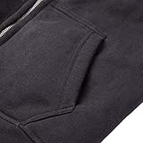 Huckberry Flint and Tinder Men's 10-Year Full Zip Hoodie, American-Made, Black, Size XS