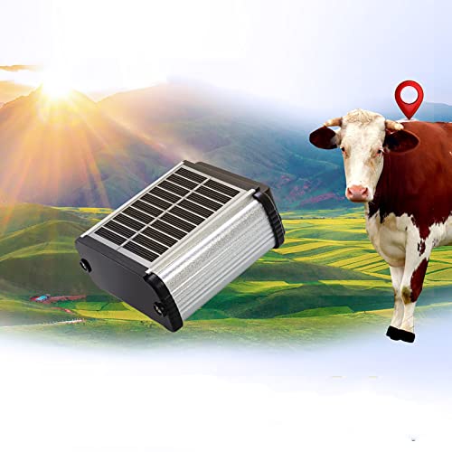 KEhtu Animal Tracker, GPS Real-time Tracker for Cattle, Horses, Camels and Livestock, 6000mAh Lithium Battery, Historical Track, Real-time Positioning, Range Setting and Multiple Positioning