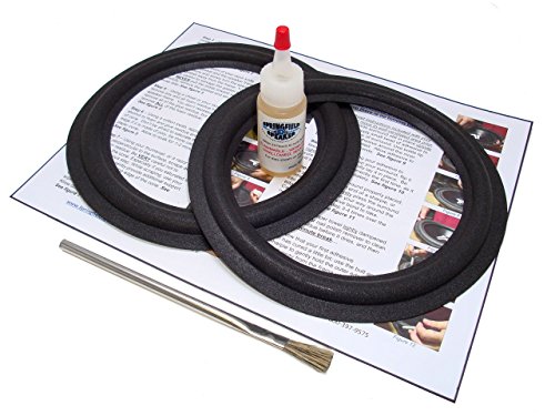 Sansui 8" Speaker Foam Surround Edge Repair Kit - 2 Speaker Kit - Compatible with Sansui S-35C, S35C, SPA-700, SPA700, XV-10, XV10, Many More