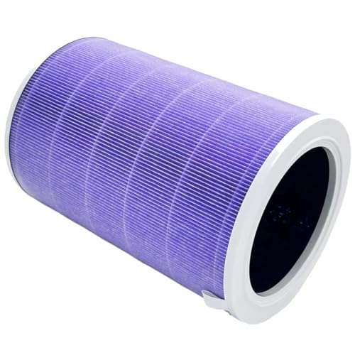 JISIZKY Replacement Air Filter M8R-FLH Compatible With Xiaomi Mi 3C 3H 3, 2C 2H 2S, Pro,Part # M8R-FLH AIR Purifier,H13 True HEPA Activated Carbon Filter(1-Pack)