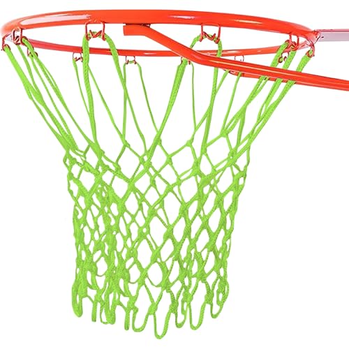 Ultra Sporting Goods Heavy Duty Basketball Net Replacement - All Weather Anti Whip, Fits Standard Indoor or Outdoor Rims - 12 Loops (Glow in The Dark)