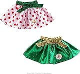 The Elf on the Shelf Girl Elf Gift Set with Party Dress Set (2 Pack) - Girl Character & Themed Storybook with Festive Holiday Dresses: Dress Your Elf Girl Scout Up for Your Christmas Party