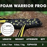 TRUSCEND Topwater Frog Fishing Lures with Silicone Leg Japan Design Weedless Soft Plastic Frogs Baits for Bass Musky Trout Artificial Lifelike Lures for Freshwater Saltwater Fishing Gear Gifts for Men