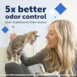 PetSafe ScoopFree Crystal Smart Self-Cleaning Cat Litter Box - WiFi & App Enabled - Hands-Free Cleanup, Less Tracking, Superior Odor Control - Includes Disposable Tray and Hood