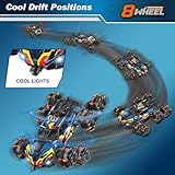 NEXBOX Cool 8 Wheels Hand Controlled rc Stunt Car Toys, Gesture Sensing Remote Control Cars for Boys Age 6 7 8-12 13 14 Year Old, Birthday Gifts Ideas for Kids