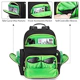 PGmoon Game Console Backpack Compatible with Xbox One/One S/ One X, Xbox Series S, Xbox 360/ 360 Slim, Travel Carrying Case Bag for 15.6’’ Laptop, Controllers, Cables (Patent Design)