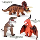 Kissdream 7 Piece Jumbo Dinosaur Toys for Kids Big Dinosaur Toys for Boys Realistic Giant Dinosaur Toys for Kids 3-5 - Perfect Dinosaur Gifts for Kids