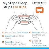 MyoTape Sleep Strips for Kids - Alternative to Mouth Tape for Children- Improves Kids Sleep Quality - Promotes Nasal Breathing - Reduces Mouth Breathing and Snoring - Designed for Smaller Faces (S)